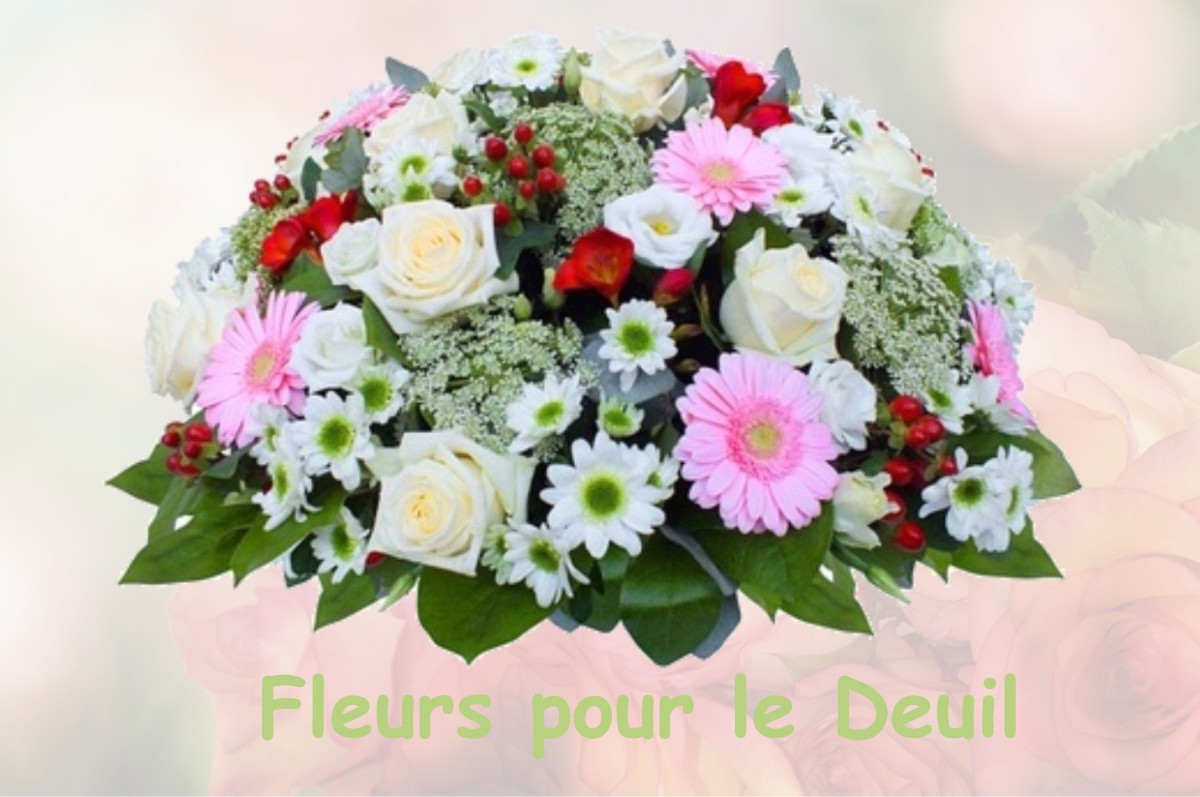 fleurs deuil CUIRY-HOUSSE